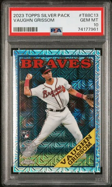 2023 Topps Vaughn Grissom Silver Pack 1988 Chrome Promo #T88C13 card image