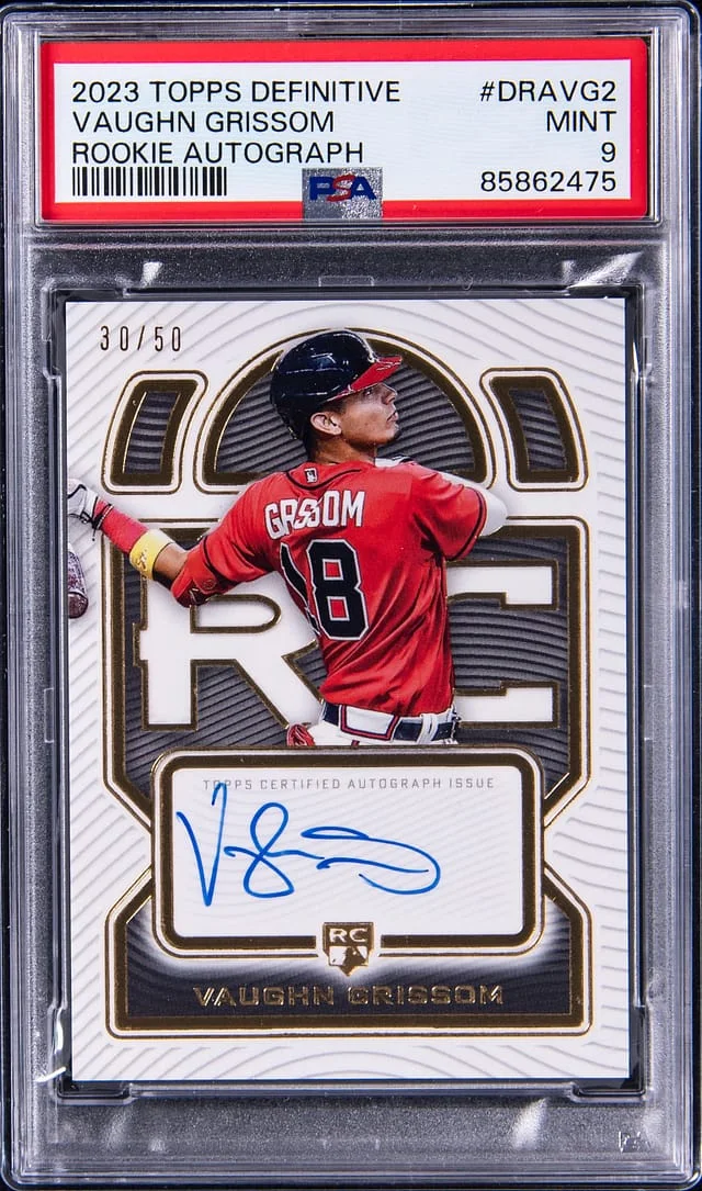 2023 Topps Vaughn Grissom Definitive Collection Autograph #VG2 card image