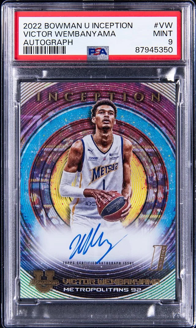 2023 Topps Victor Wembanyama Inception Prospect Autograph #BIA-VW card image