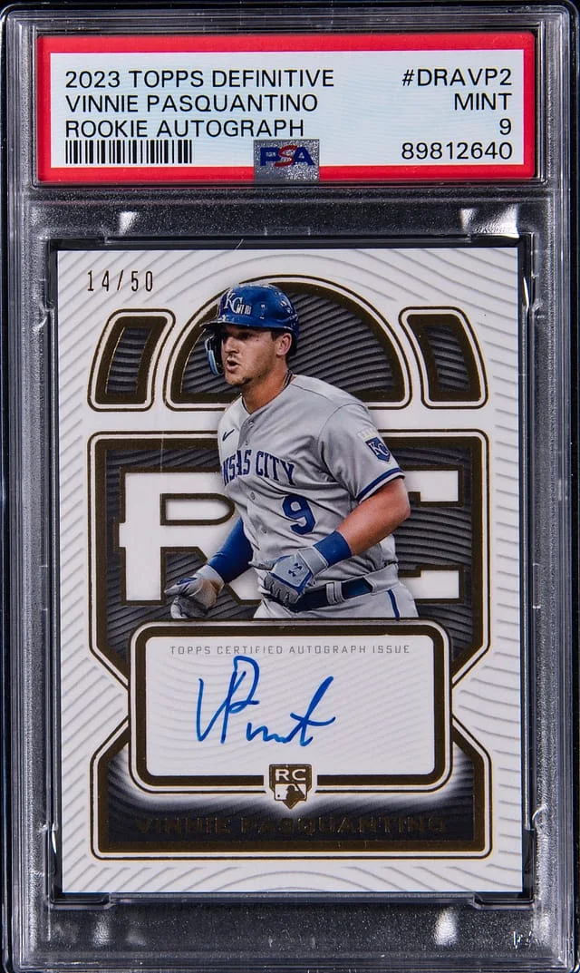 2023 Topps Vinnie Pasquantino Definitive Autograph #DRA-VP2 card image