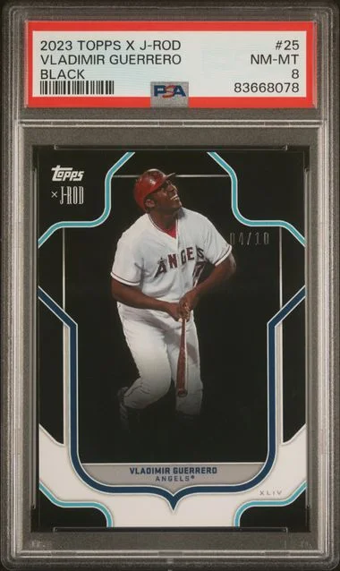 2023 Topps Vladimir Guerrero X Julio Rodriguez Show Out Collection Black #25 card image