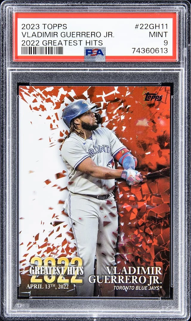 2023 Topps Vladimir Guerrero Jr. 2022 Greatest Hits #22GH-11 card image