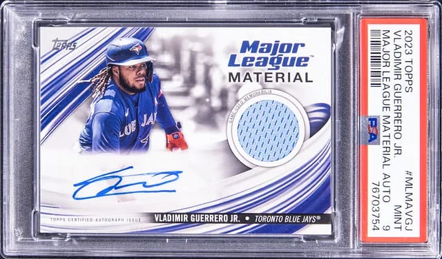 2023 Topps Vladimir Guerrero Jr. Major League Materials Autograph #MLMAVGJ card image
