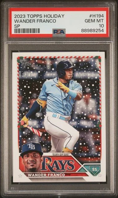2023 Topps Wander Franco Holiday SP #H194 card image