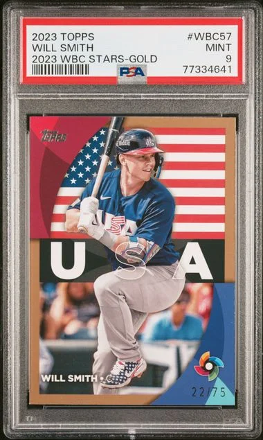 2023 Topps Will Smith 2023 World Baseball Classic Stars Gold #WBC-57 card image