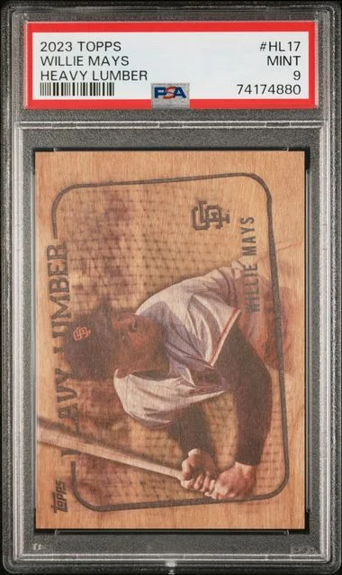 2023 Topps Willie Mays Heavy Lumber #HL-17 card image