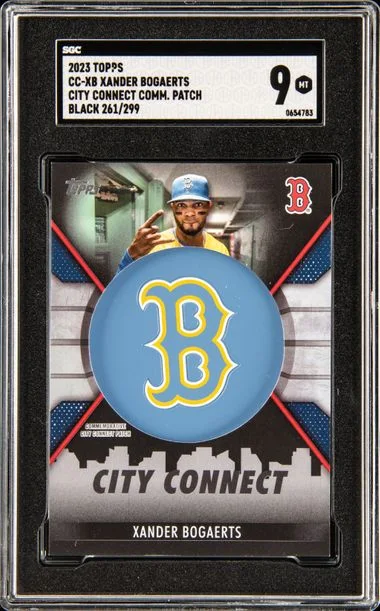 2023 Topps Xander Bogaerts City Connect Commemorative Patch Black #CC-XB card image