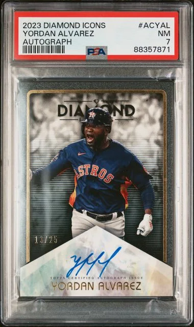 2023 Topps Yordan Alvarez Diamond Icons Autographs #ACYAL card image