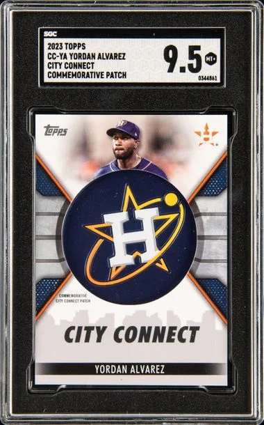 2023 Topps Yordan Alvarez City Connect Commemorative Patch #CC-YA card image