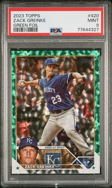 2023 Topps Zack Greinke Green Foil #420 card image