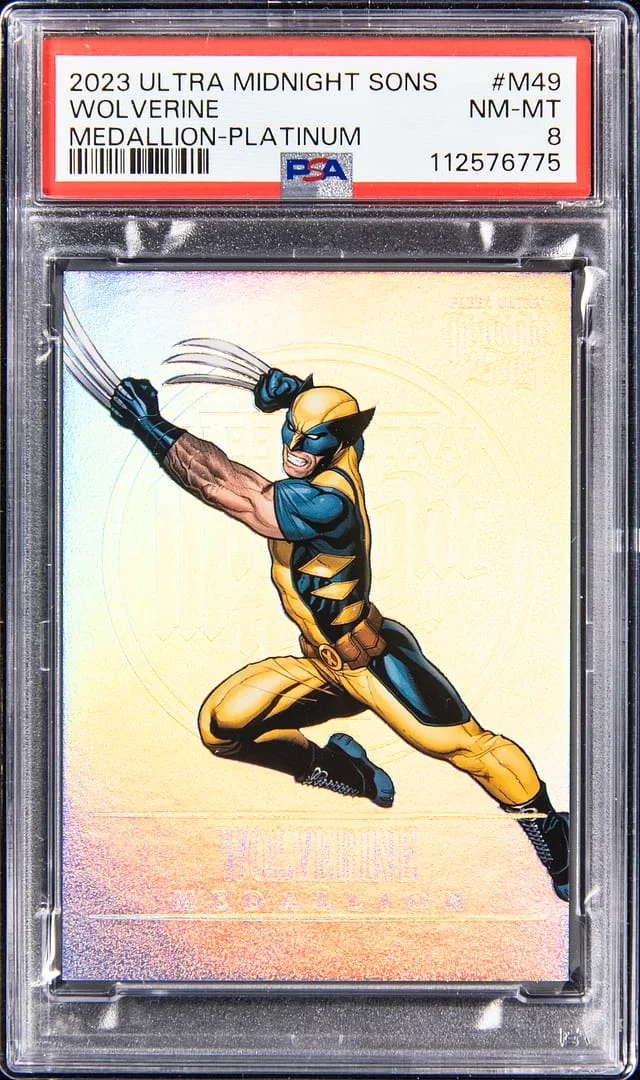 2023 Ultra Wolverine Midnight Sons Medallion-Platinum #M49 card image