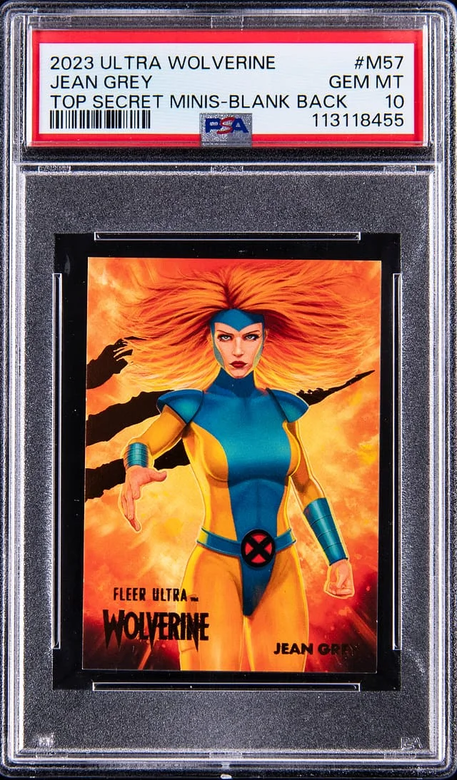 2023 Ultra Wolverine Top Secret Minis Blank Back Jean Grey #no-number card image