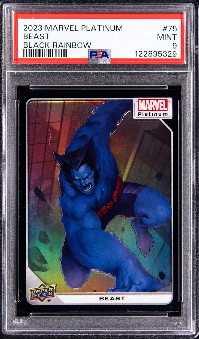 2023 Upper Deck Beast Marvel Platinum Black Rainbow #75 card image