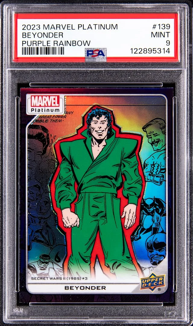 2023 Upper Deck Beyonder Marvel Purple Rainbow #139 card image