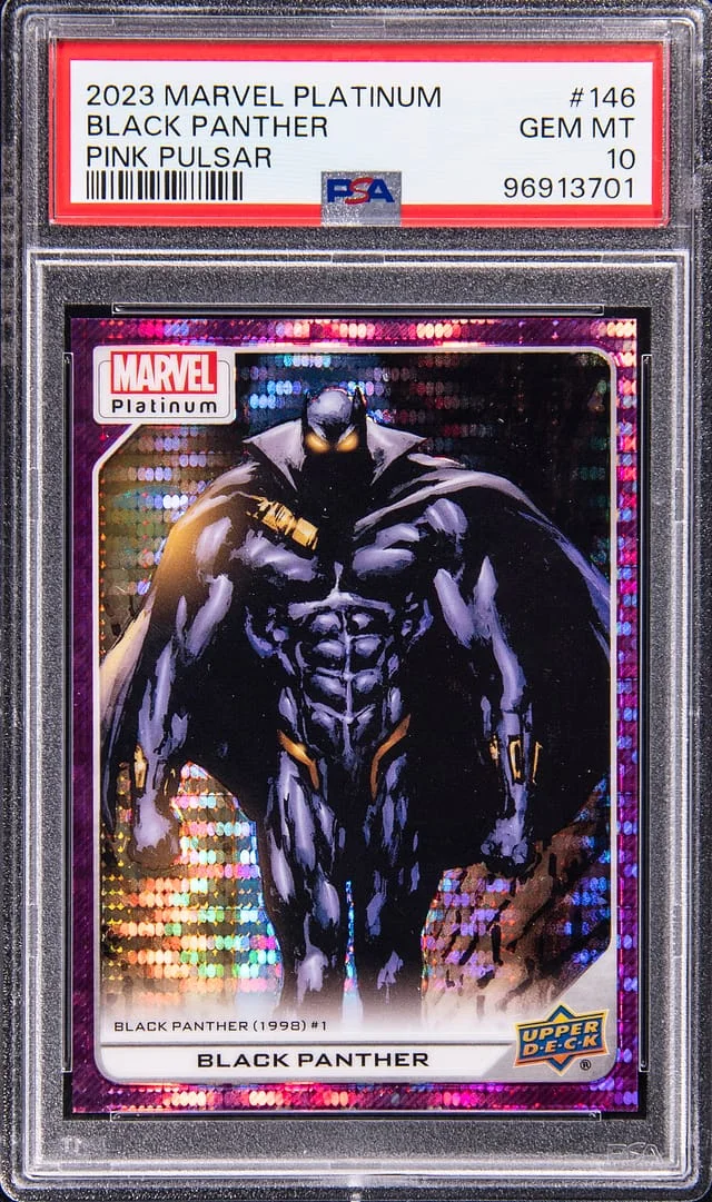 2023 Upper Deck Black Panther Marvel Platinum Pink Pulsar #146 card image