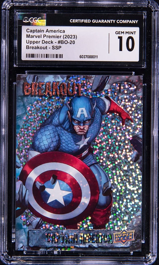 2023 Upper Deck Captain America Marvel Premier Breakout SSP #BO-20 card image