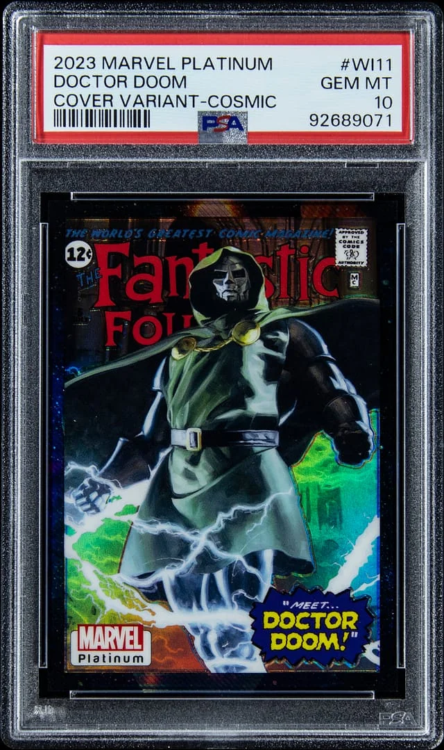 2023 Upper Deck Doctor Doom Marvel Platinum Cover Variant Cosmic #WI-11 card image