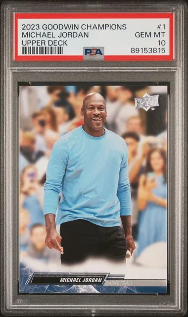 2023 Upper Deck Goodwin Champions Michael Jordan Upper Deck #1 card image