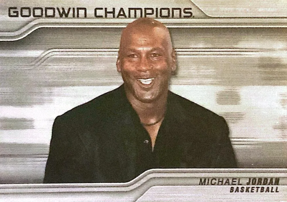 2023 Upper Deck Goodwin Champions Michael Jordan Platinum #P51 card image