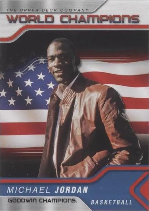 2023 Upper Deck Goodwin Champions Michael Jordan World Champions Achievements #WC-1 card image