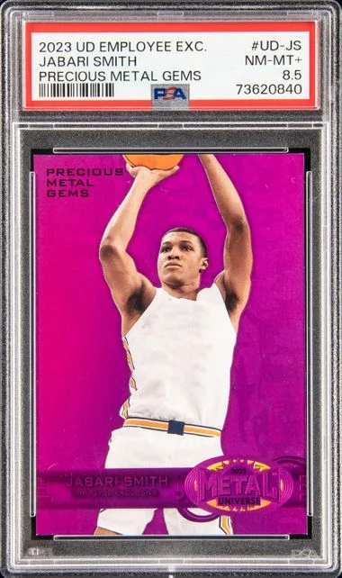 2023 Upper Deck Jabari Smith Employee Exclusive Precious Metal Gems (PMG) #UD-JS card image