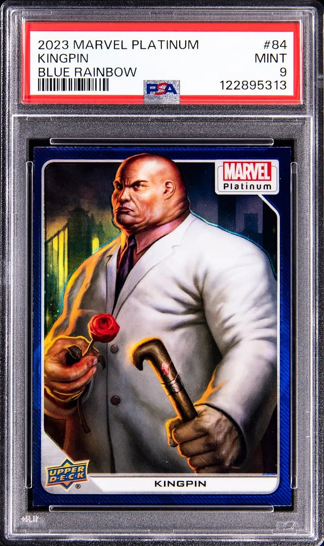 2023 Upper Deck Kingpin Marvel Blue Rainbow #84 card image