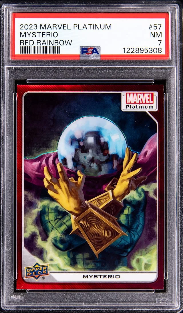 2023 Upper Deck Mysterio Marvel Red Rainbow #57 card image