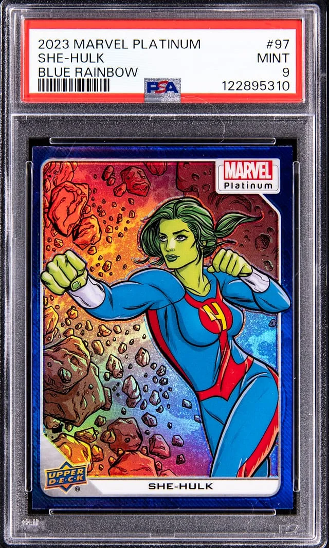2023 Upper Deck She-Hulk Marvel Blue Rainbow #97 card image