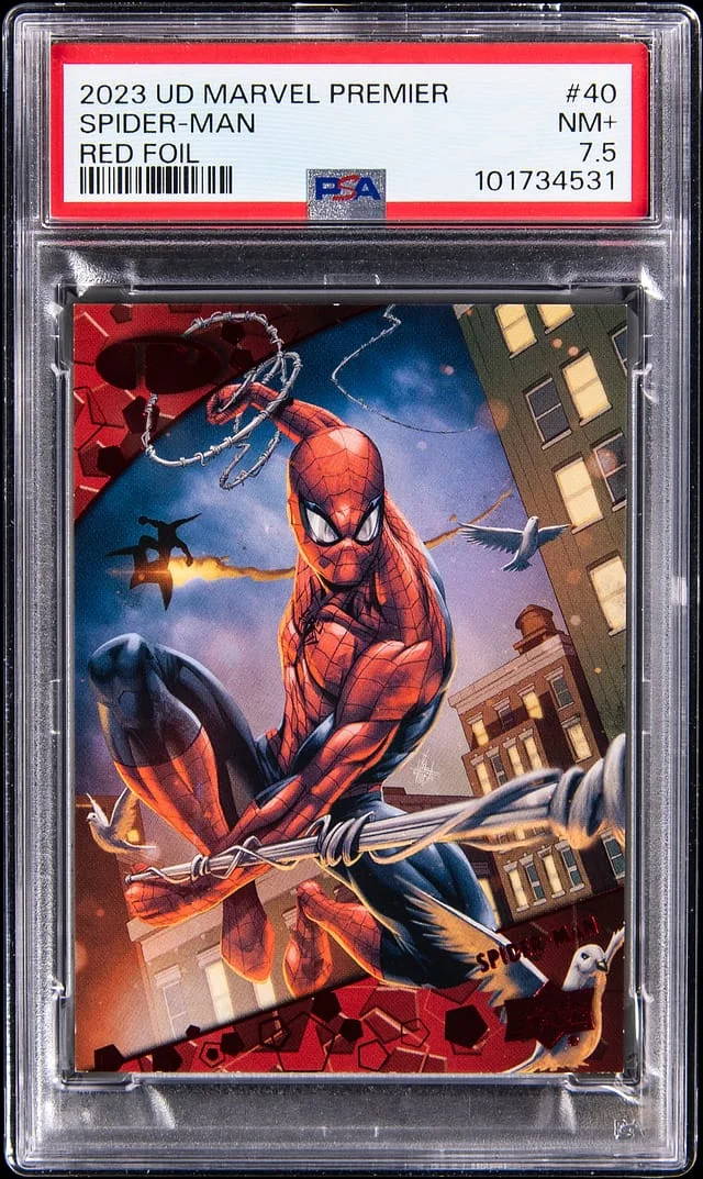 2023 Upper Deck Spider-Man Marvel Premier Red Foil #40 card image