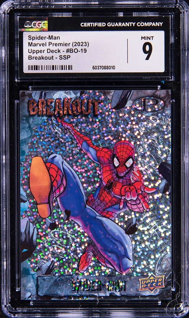 2023 Upper Deck Spider-Man Marvel Premier Breakout SSP #BO-19 card image