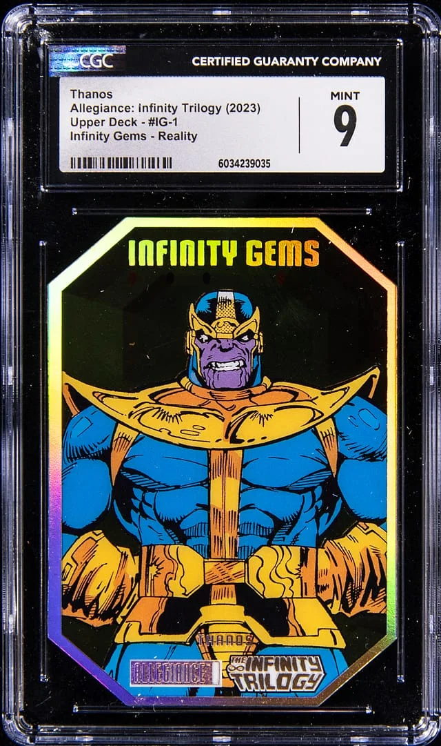 2023 Upper Deck Thanos Allegiance: Infinity Trilogy Infinity Gems - Reality #IG-1 card image