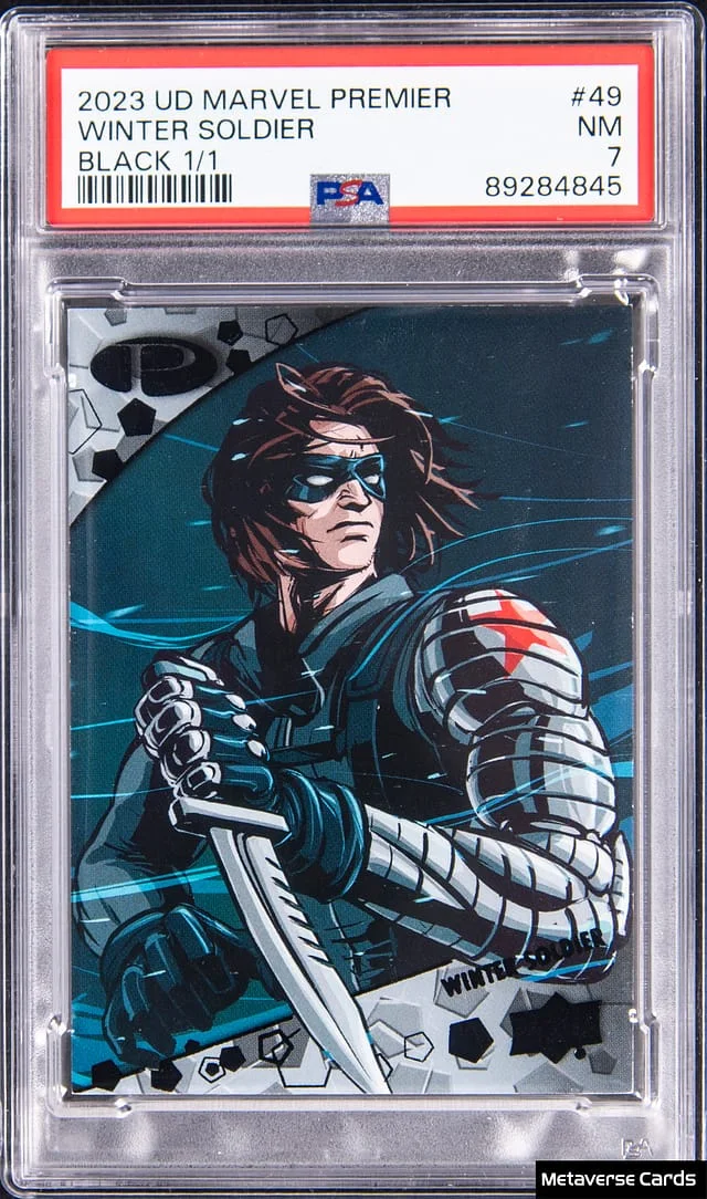 2023 Upper Deck Winter Soldier Marvel Premier Black #49 card image