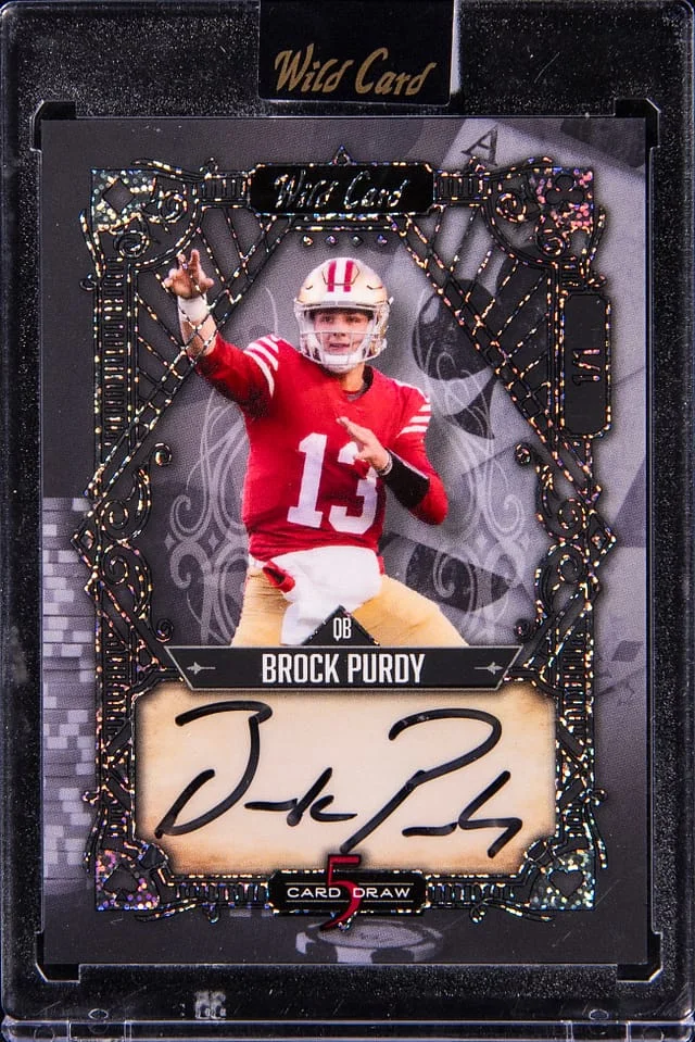 2023 Wild Card 5 Card Draw Brock Purdy #5CDV-111 card image