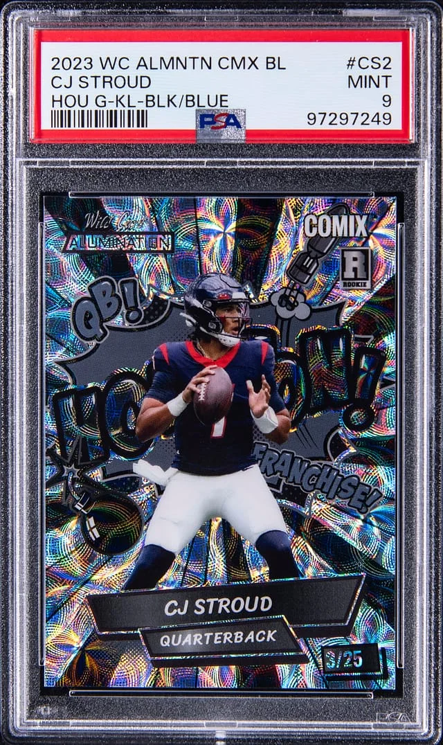 2023 Wild Card Alumination Comix Black Houston Kaleidoscope Black/Blue CJ Stroud #ACGH-CS2 card image