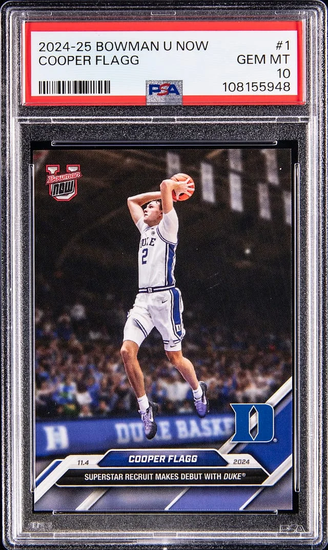 2024-25 Bowman Cooper Flagg U Now #1 card image