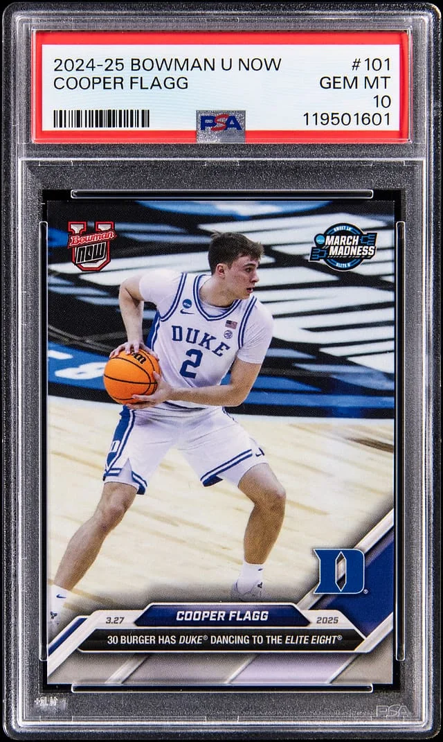 2024-25 Bowman Cooper Flagg U Now #101 card image