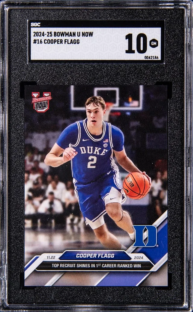 2024-25 Bowman Cooper Flagg U Now #16 card image