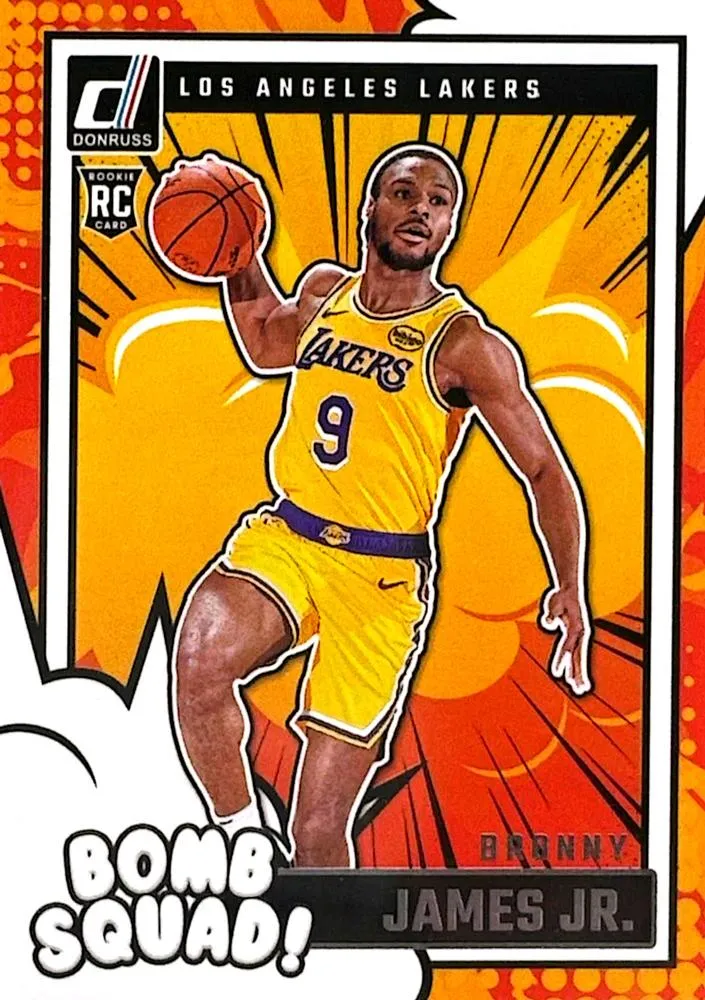 2024-25 Donruss Bronny James Bomb Squad #14 card image