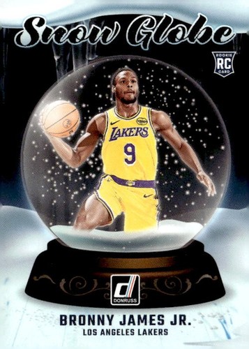 2024-25 Donruss Bronny James Snow Globe #40 card image