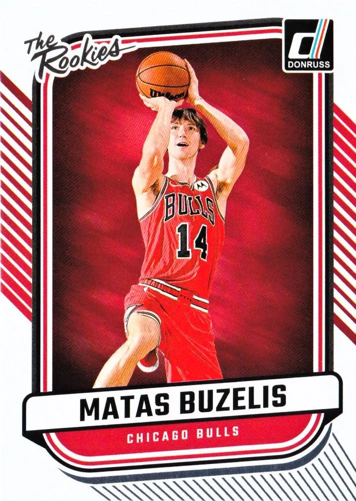 2024-25 Donruss Matas Buzelis The Rookies #1 card image