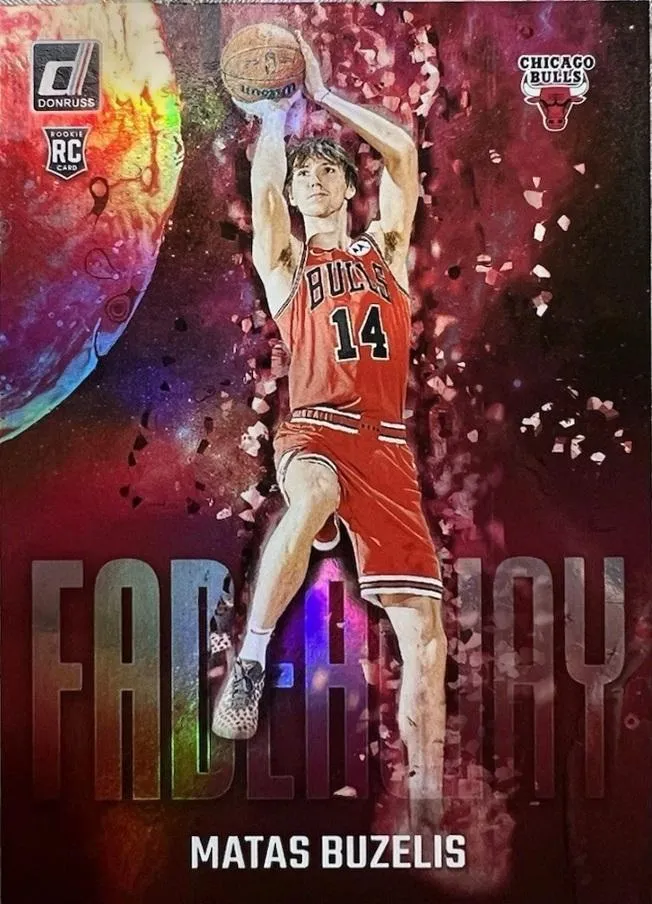 2024-25 Donruss Matas Buzelis Fadeaway #7 card image