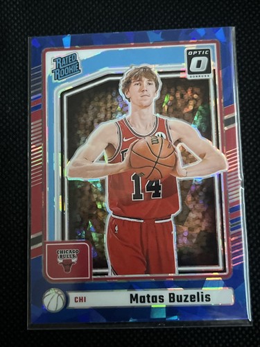 2024-25 Donruss Matas Buzelis Optic Rated Rookies Preview Blue #P-240 card image