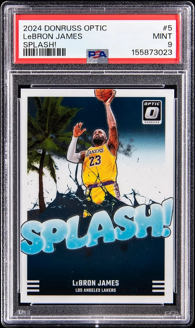 2024-25 Donruss Optic LeBron James Splash! #5 card image