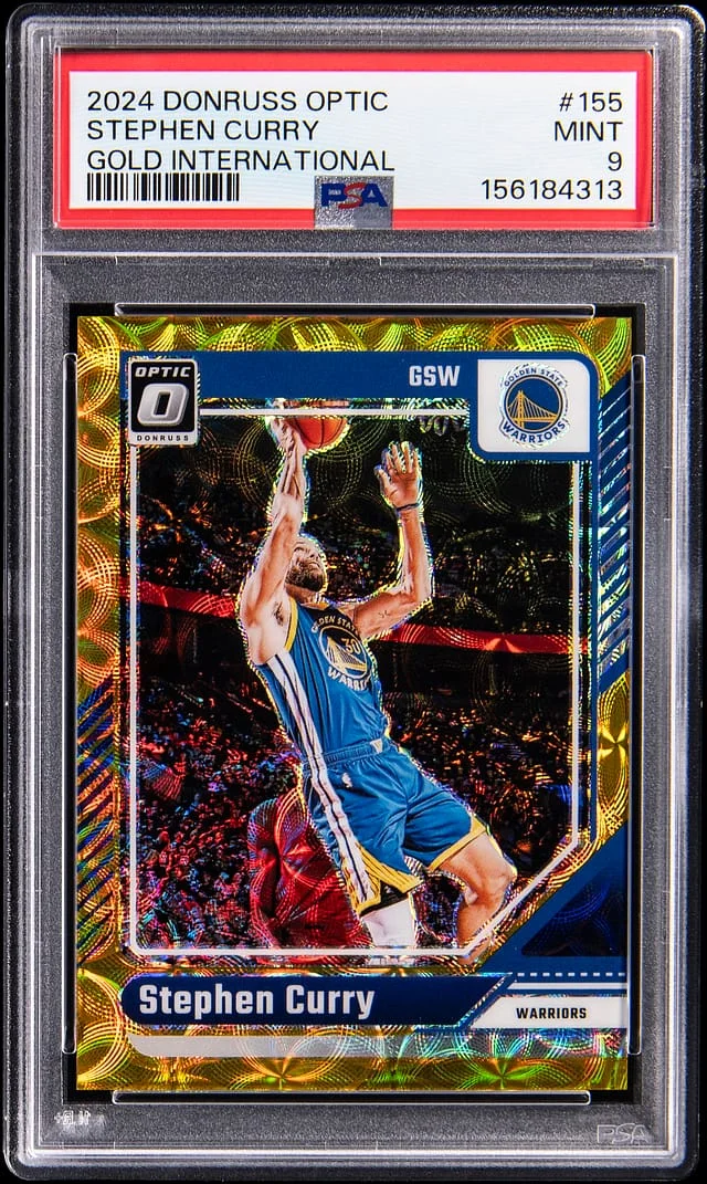 2024-25 Donruss Optic Stephen Curry Gold International #155 card image