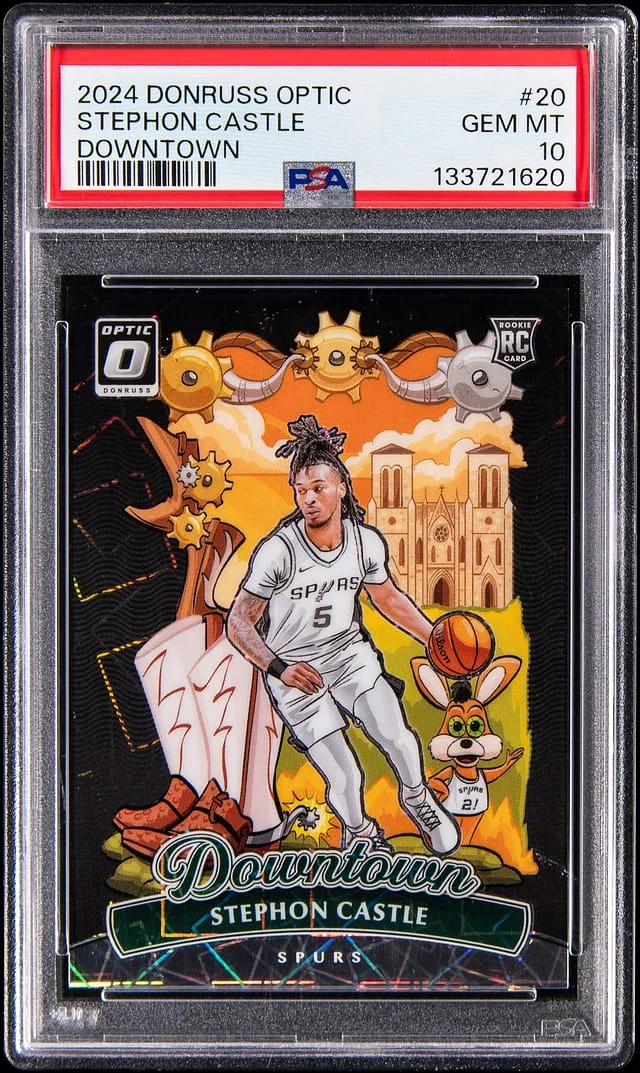 2024-25 Donruss Optic Stephon Castle Downtown #20 card image