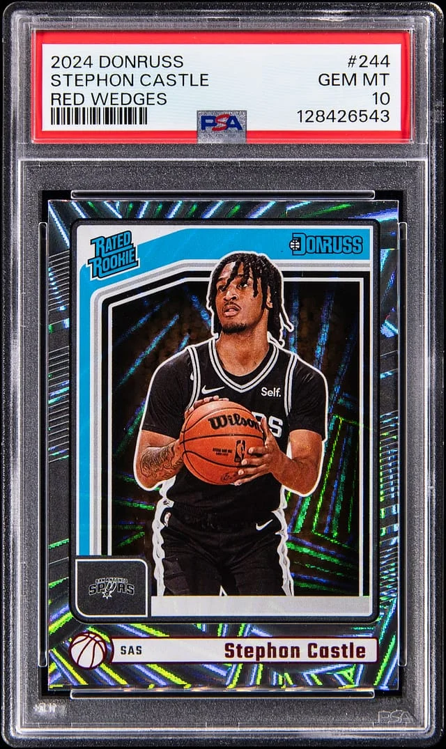 2024-25 Donruss Stephon Castle Rated Red Wedges #244 card image
