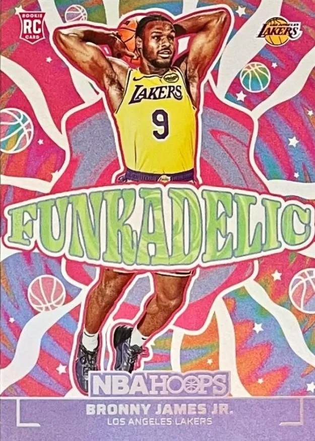 2024-25 Hoops Bronny James Funkadelic #15 card image