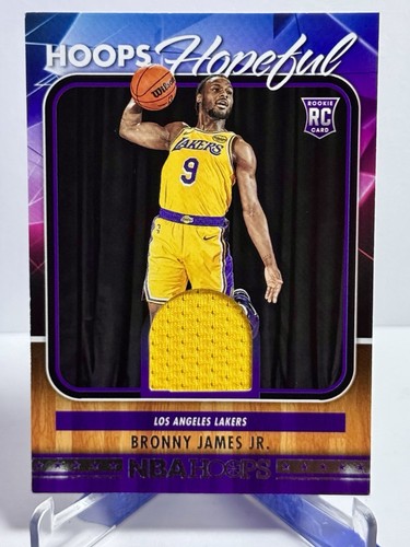 2024-25 Hoops Bronny James Hoops Hopeful Memorabilia #HHM-BJL card image