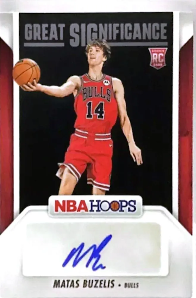 2024-25 Hoops Matas Buzelis Great SIGnificance #GS-MBB card image