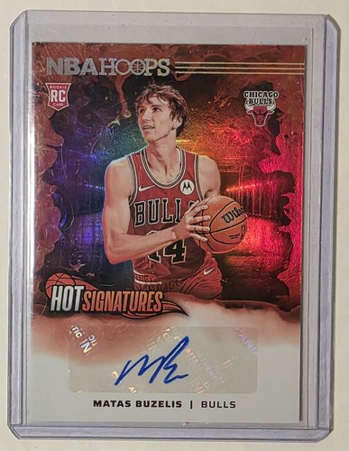 2024-25 Hoops Matas Buzelis Hot Signatures Rookies #HSR-BUZ card image